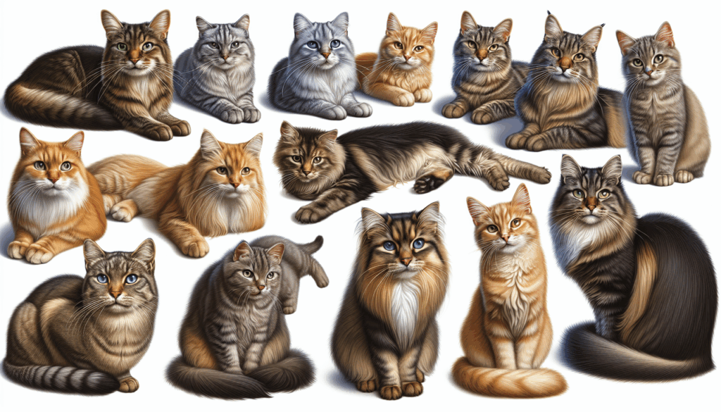 様々な種類の猫