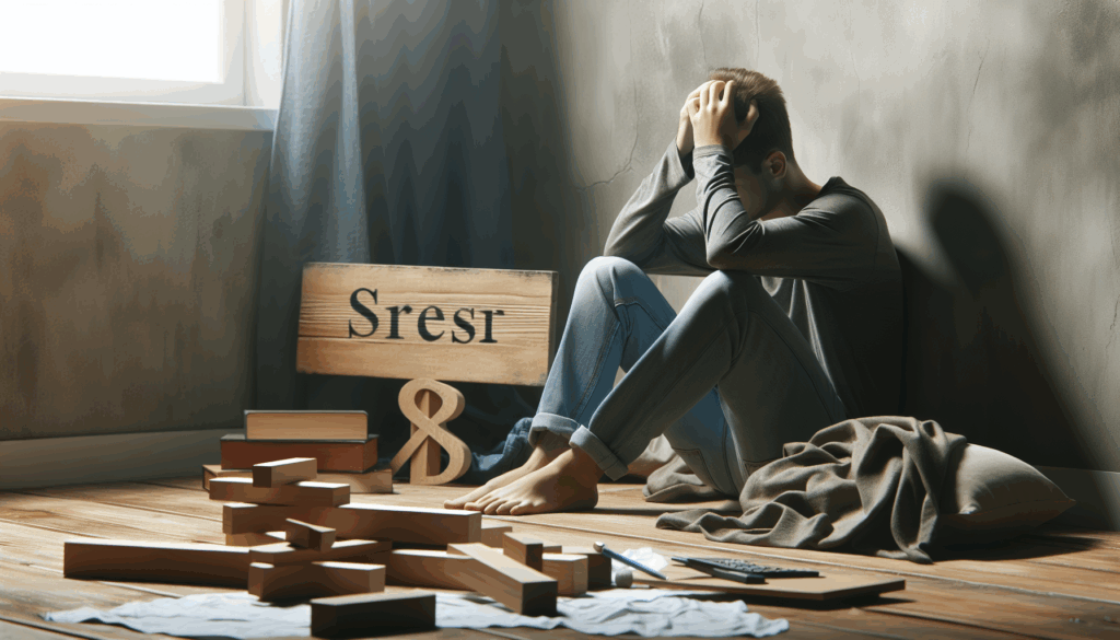 ストレスを抱え、部屋に引きこもってしまった人