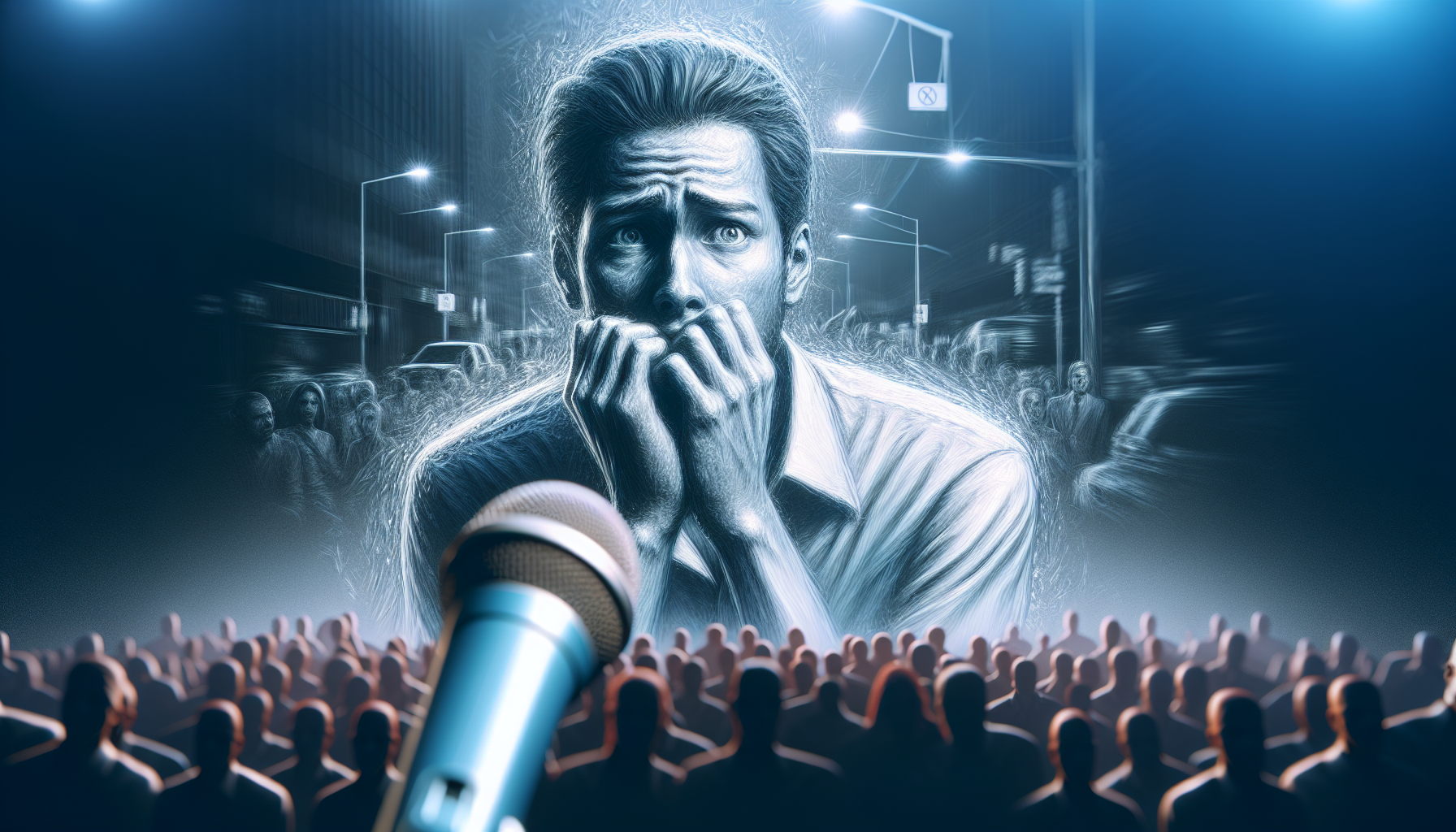 人前で話すときに緊張してしまう人